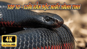 Top 10 Loài Rắn Nguy Hiểm Nhất Hành Tinh | Thế Giới Động Vật