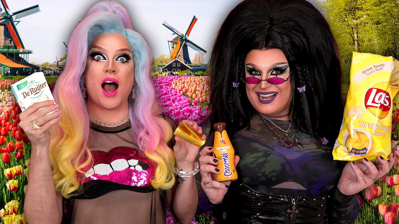 Eating WHAT on Toast!? Trying DUTCH SNACKS!