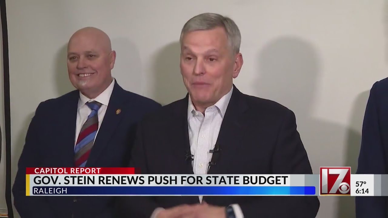 Gov. Stein calls on NC lawmakers to pass budget - YouTube