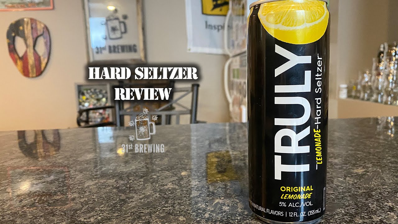 Truly Hard Seltzer Original Lemonade Review YouTube