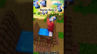 Minecraft: Starter Base 🏡/ Стартовая База 🏠 #minecraft #shorts #minecraftbuilding
