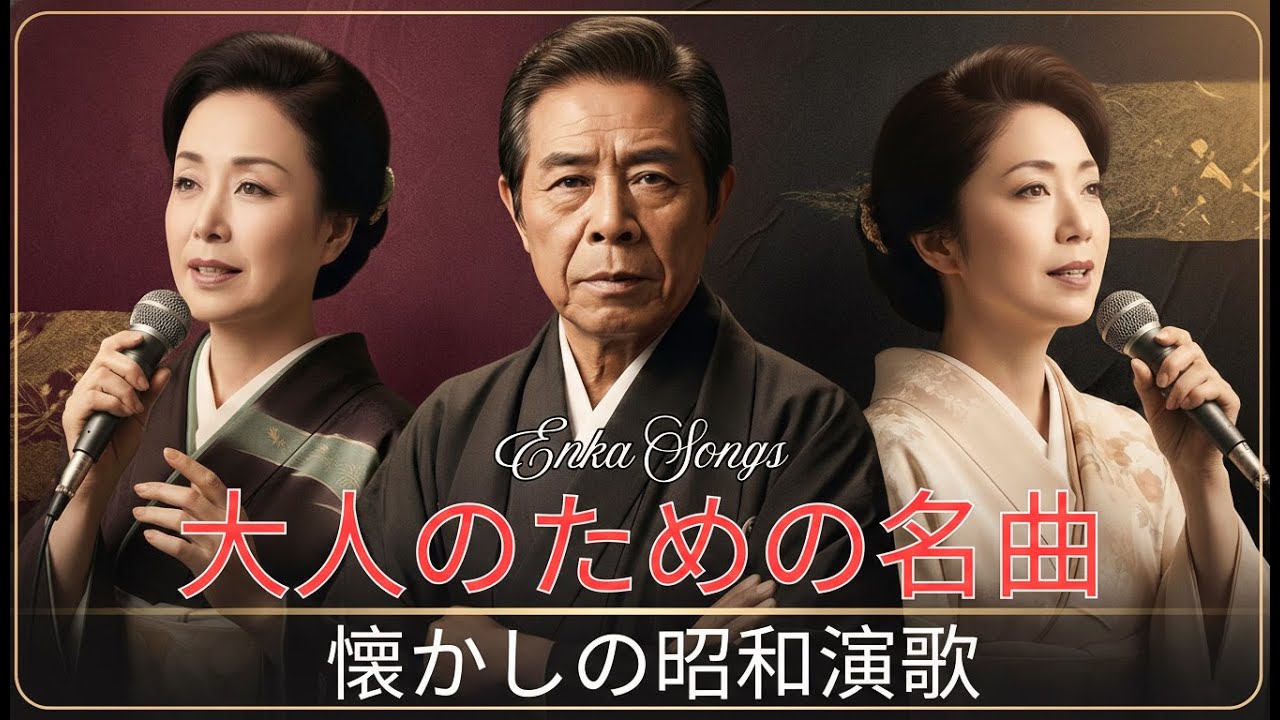 あけまして聴きたい昭和演歌 🌸 心に響く懐かしの歌謡集｜昭和演歌メドレー 🎶 Enka・演歌の物語