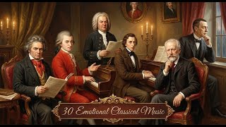 30 Emotional Classical Piececs That Touch the Heart | Mozart, Beethoven, Chopin, Bach, Tchaikovsky