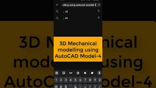 3D mechanical modeling using AutoCAD model 4 #cad #autocadtutorial screenshot 4