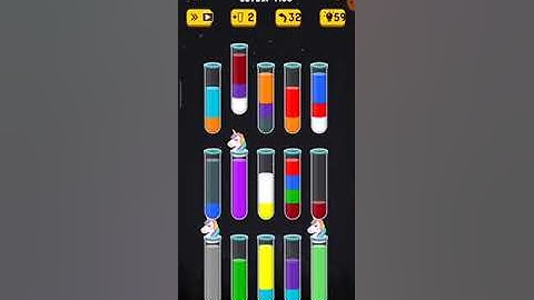 Colour Water Sort 3D Level 1133