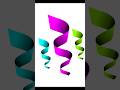 3D ribbon design in Coreldraw #logodesgin #ytshorts #viralshorts #trendingreels #shorts