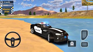 New Dodge Viper Police Car Xtreme Drift In Game - Police Drift Car Driving 3D - Android Gameplay screenshot 1