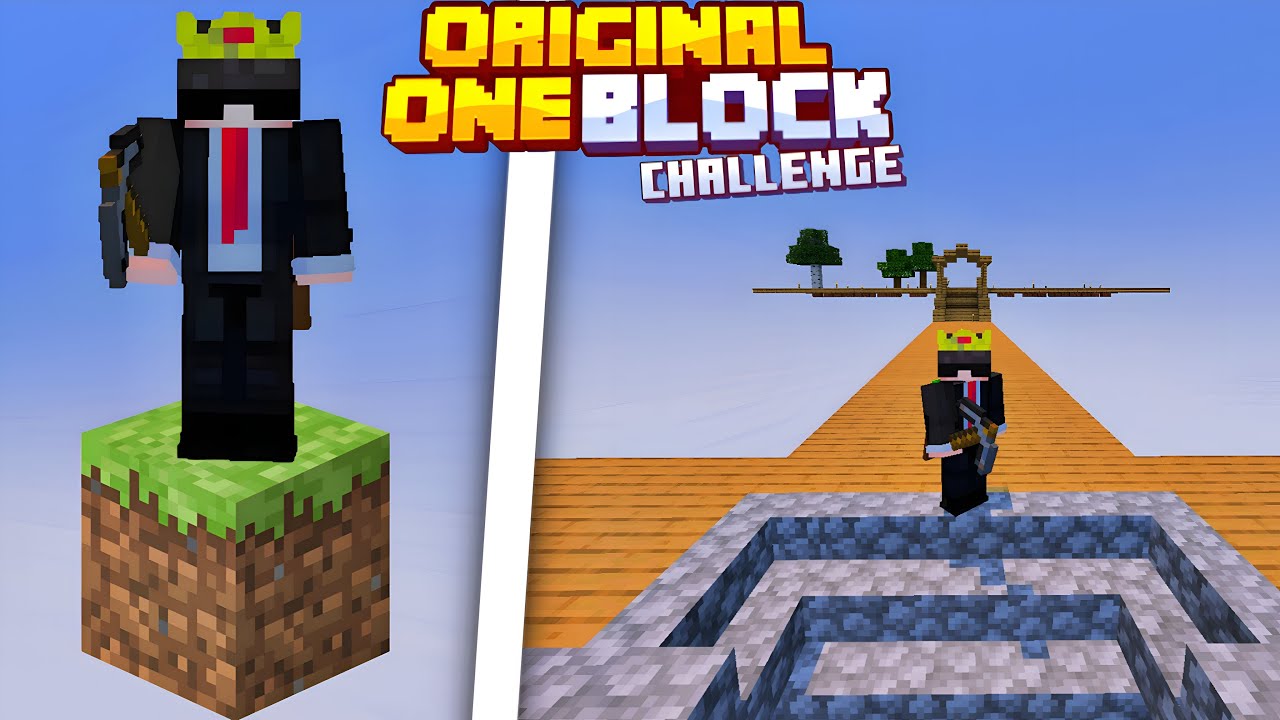 The BEST START EVER on ONE BLOCK in Minecraft - YouTube