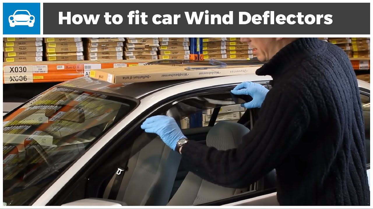 How to fit Wind Deflectors to Your Car 