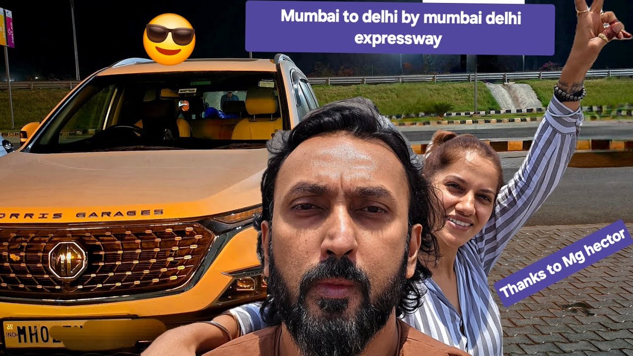Mumbai delhi expressway-Mumbai to delhi by road 1400km ✅️ (15 April 2025)