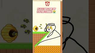 Dog rescue draw and save the dog funny game 🤣 #shorts #game #gaming #gameplay #shortsfeed #100millon