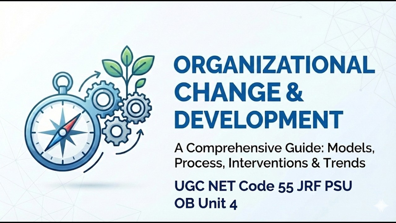 Organizational Change & Development | OD Interventions | UGC NET Code ...