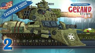 A1-2 OUR MONSTER has come to DESTROY YOU! America's Monster has come to help - Cartoons about tanks