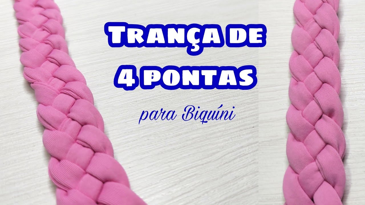 Trança de 4 Pontas para Biquíni