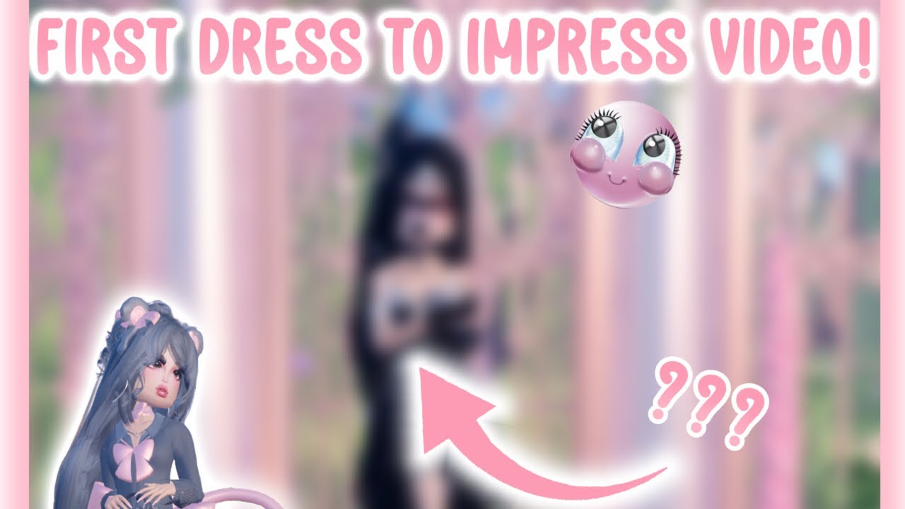 FIRST VIDEO Playing DRESS TO IMPRESS! - YouTube