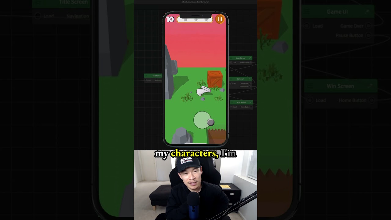 The reality of game development time commitment - making game in Buildbox - Character 3.5 Raz Rabbit