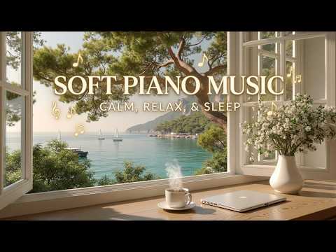 Soft piano music & relaxing piano for deep focus - Morning piano music to start your day