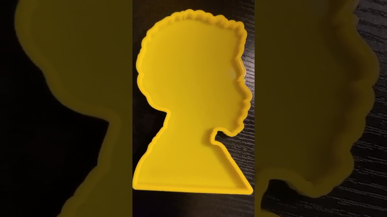 Afro Men Coaster Resin Mold Male Head Epoxy Mold Review, Cool Mold