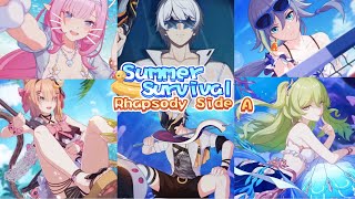 [1 Hour] Summer Survival Rhapsody Side A BGM [Honkai Impact 3]