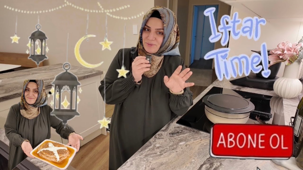 Iftar menüsü! Kocamla mutfaktayiz! Hifanin en sevdigi yemek!#viral #vlog#food #turkish 