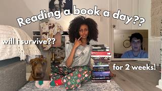 Reading a WHOLE book everyday for 2 weeks straight!!😳 Plan, goals, and tbr📚