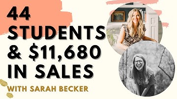 How Sarah made $11k with her first online course launch in the personal finance niche
