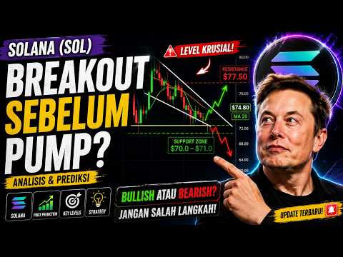 🚨 SOLANA (SOL) SIAP BREAKOUT? Pump Besar atau Malah Dump? Analisis Terbaru!
