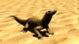 LIZARD WALK CYCLE TEST 01 por ISASAURIO