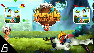 Jungle Adentures 3 - Gameplay Walkthrough Part 1 - Monkey King Boss (iOS, Android).