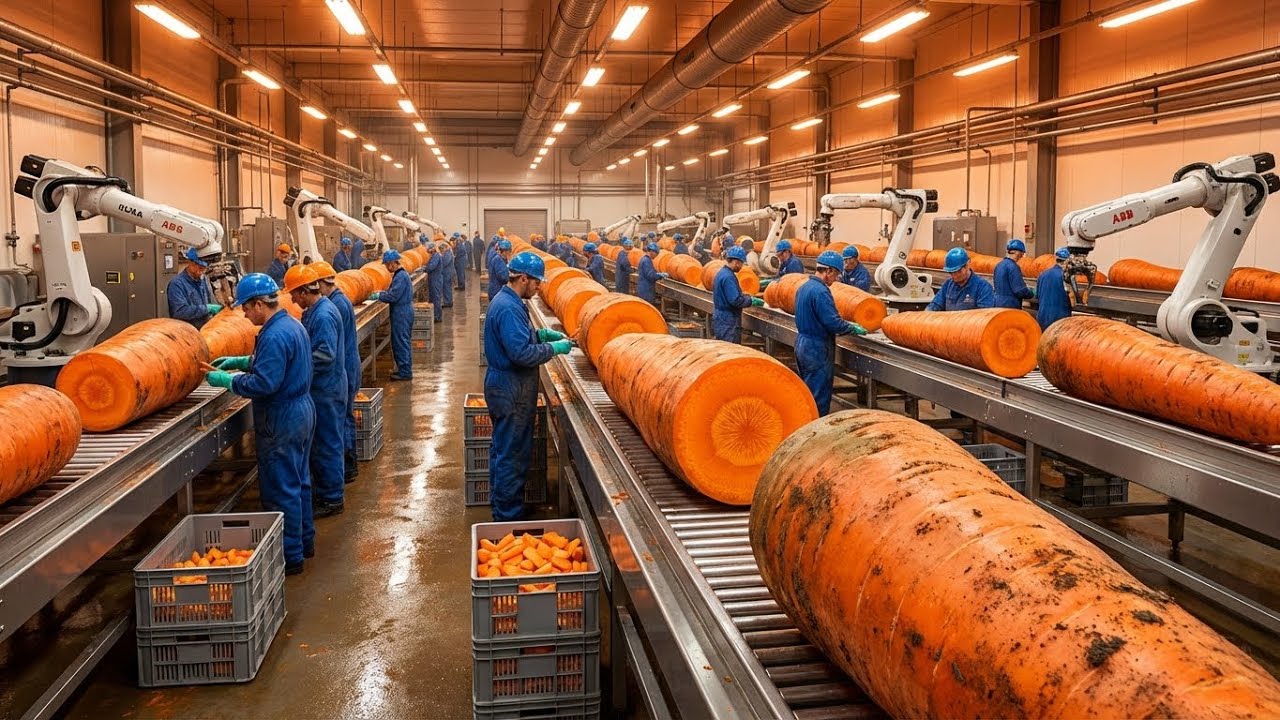 Inside a Modern Carrot Processing Plant: From Farm to Two Premium ...