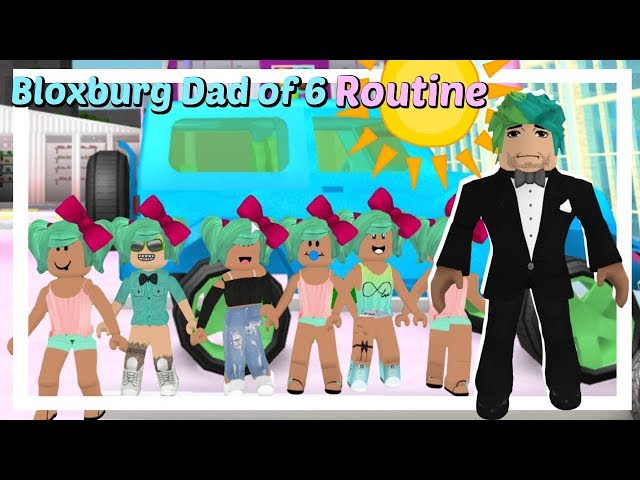 Bloxburg Dad Of 6 Returns Routine Mom Of 6 Goes On Vacation - bloxburg mom of 6 kids rich to poor prison part 3 sad roblox