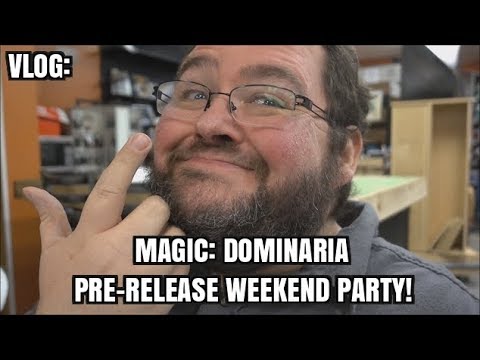 VLOG: NERD PARTY!!! MAGIC THE GATHERING DOMINARIA PRE-RELEASE PARTY!