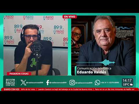 "Triste el Papa no debe estar con la derrota de Milei", Eduardo Valdés