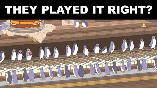 They Animated The Piano Correctly! (Fur Elise performed by 42 Penguins)