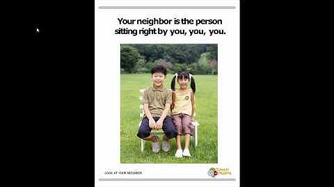 Look at your Neighbor- Tuned into Learning