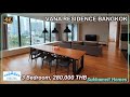 Stylish spacious luxury Apartment Bangkok For Rent 4 bedrooms 450 sqm 280,000 THB Phrom Phong