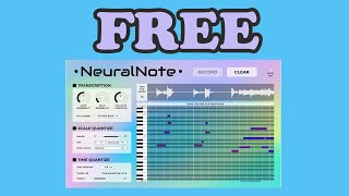 FREE NeuralNote by DamRsn