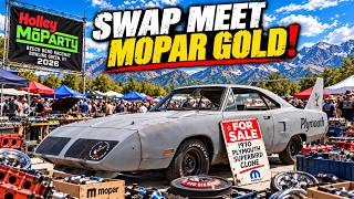 We found MOPAR GOLD at the Moparty 2026 Swap Meet!
