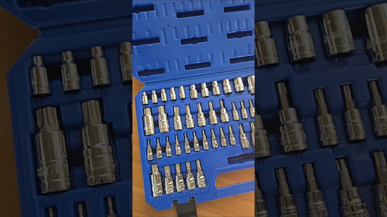 CASOMAN 60-Piece Torx Socket Set | Complete Kit for Every Job