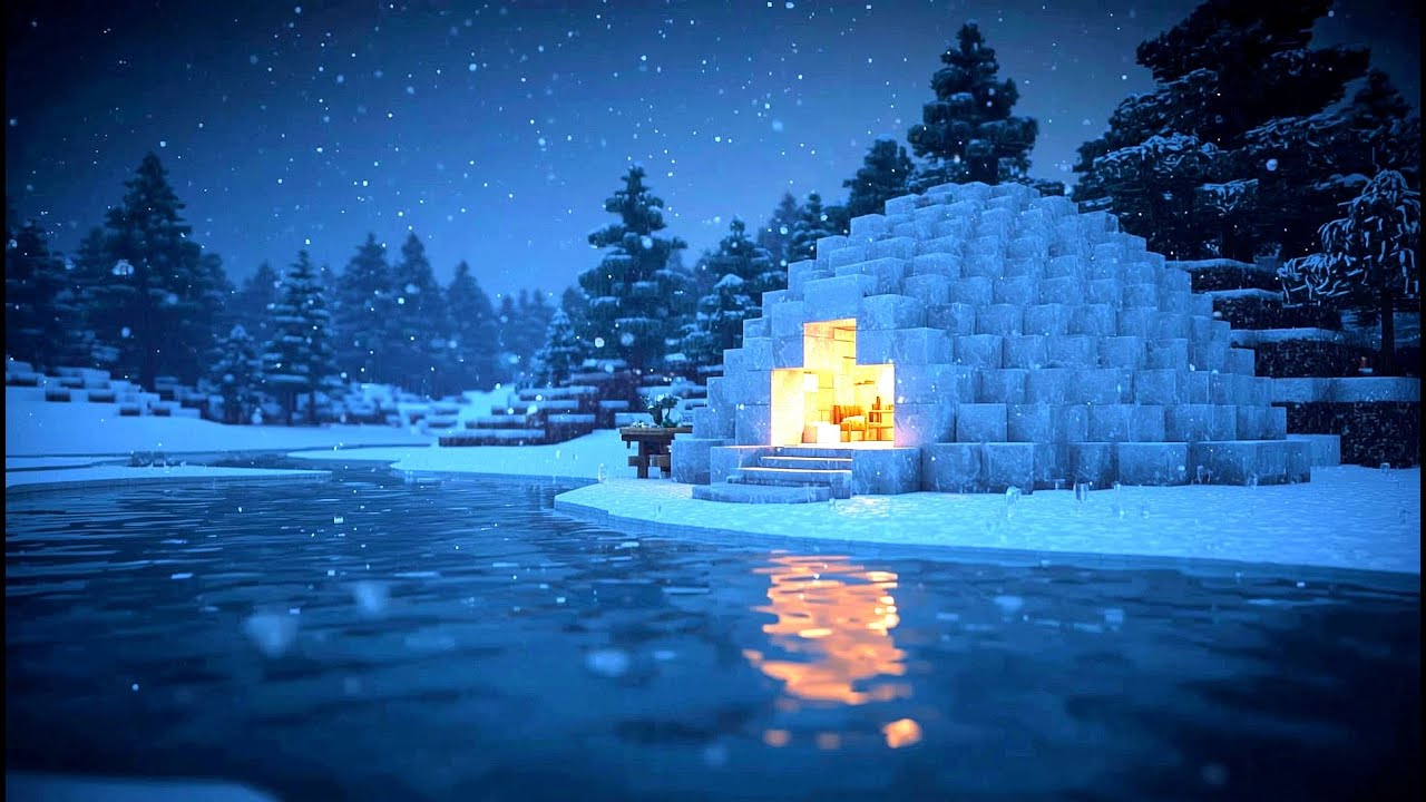 Cozy Minecraft Rain Ambience (30 Minutes) | Relax, Sleep, Study in ...