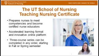 Teaching in Nursing Certificate Program: Information Session