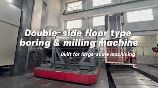 Double Column Floor Type Boring & Milling Machine (TK6916) | Simultaneous Machining for Large Parts