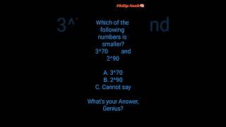 Famous Comparing two #exponents with different bases Profile