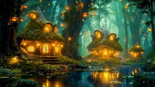 Magical Fairies Cottage ✨ Enchanted Soft Flute Music w/ Forest Sounds - GoodBye Insomnia, Relax Soul