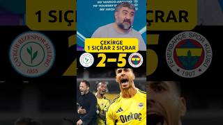 Çaykur Rizespor 2-5 Fenerbahçe Maç Sonuümit Özat