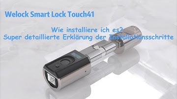 Wie installiert man das Welock Fingerabdruckschloss Touch41?#welock #smartlock