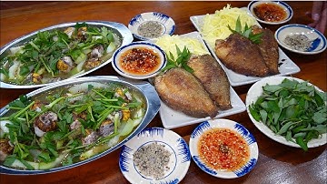 Hột Vịt Lộn Um Bầu, Gỏi Xoài Khô Cá Sặc “Lai Rai” Chiều Quê | MTQH