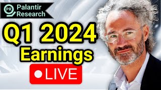 LIVE: Q1-2024 Palantir Earnings Are Out Now } PLTR Stock