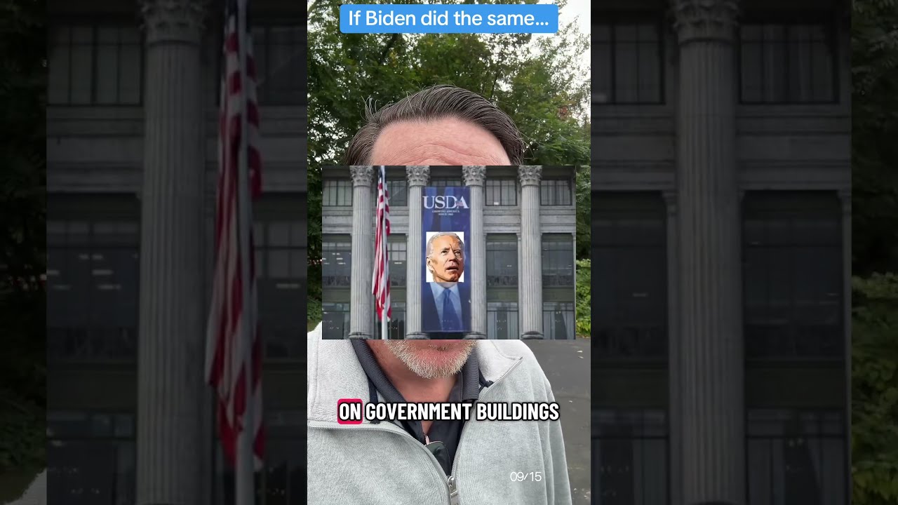 Imagine Maga Would Lose Their Mind If Joe Biden Spent US Tax Dollars On A South Korean Style Banner 