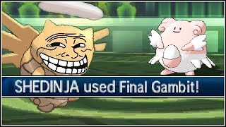 ★~EPIC SHEDINJA SWEEP~★ IMPOSSIBLE FINAL GAMBIT ONLY!